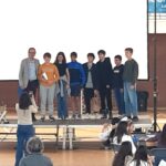 A la tarima de premiats